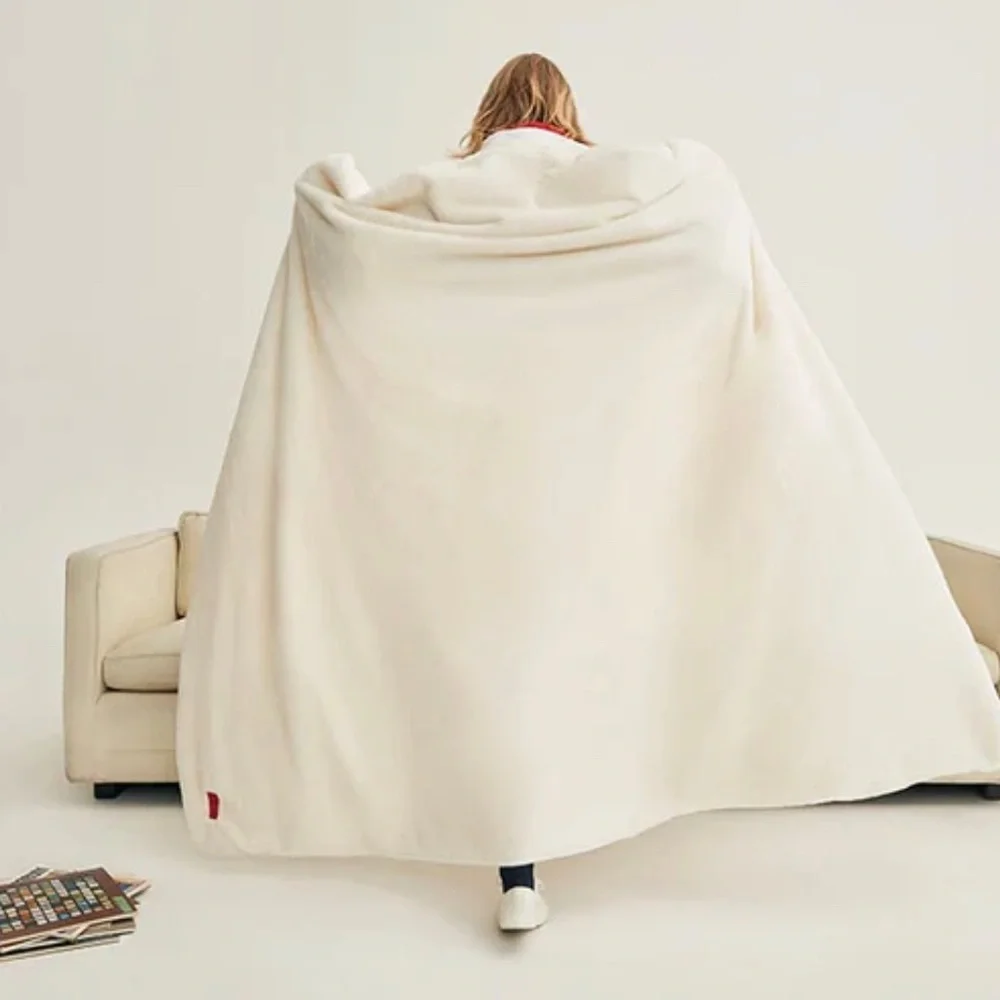 NEW UnHide L’il Marshmallow Plush Blanket in Rose - Picture 2 of 6